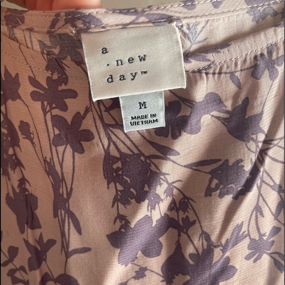 Women's Sleeveless Ruffle Hem Dress - A New Day NWT Size Small - Picture 4 of 5